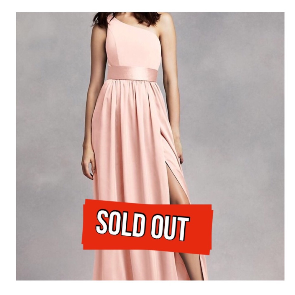 Vera Wang One-Shoulder Gown